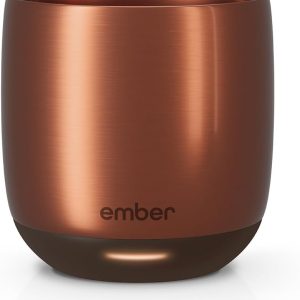 Tasse intelligente Ember 178 ml - Contrôle de température LED, rechargeable, cuivre, 1,5 h d'autonomie